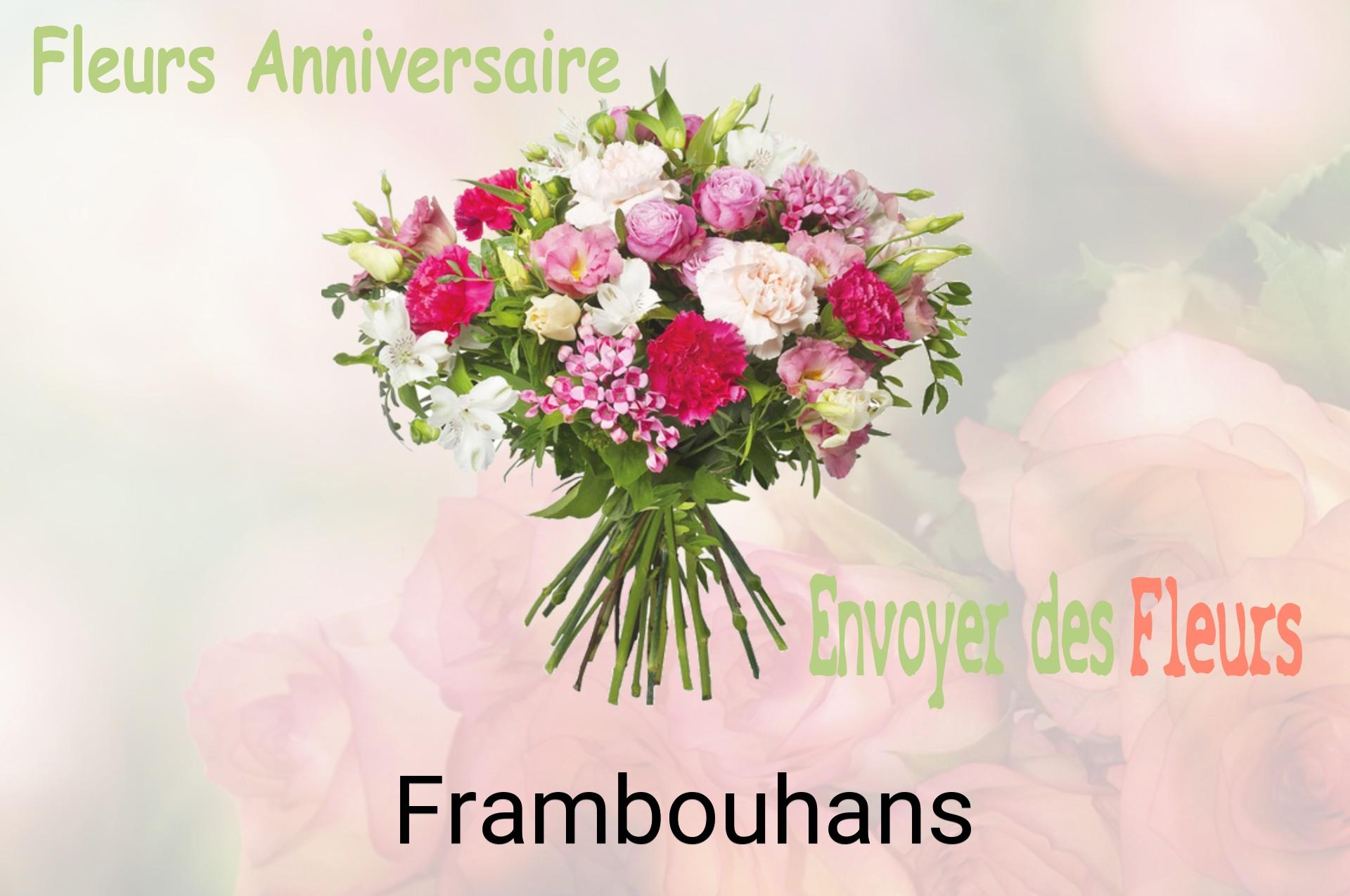 Bouquet de fleurs d’anniversaire livré à Frambouhans